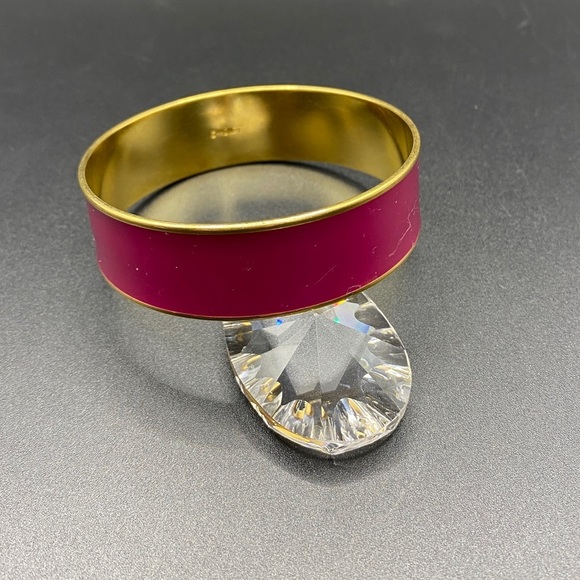 MONET Pink/Plum & Gold Bracelet Bangle - Picture 7 of 7